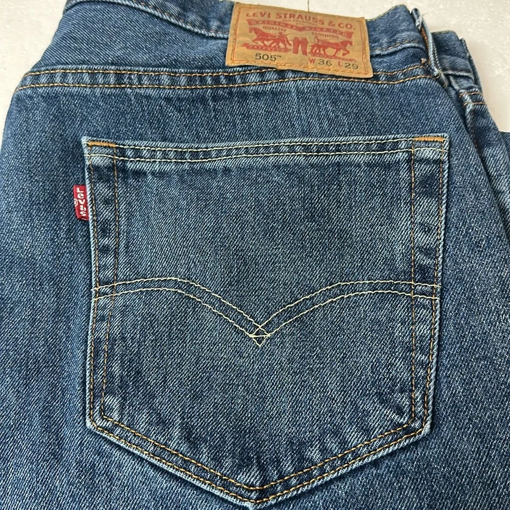 Men’s‎ Levi’s 505 36 x 29 blue jeans (4043)